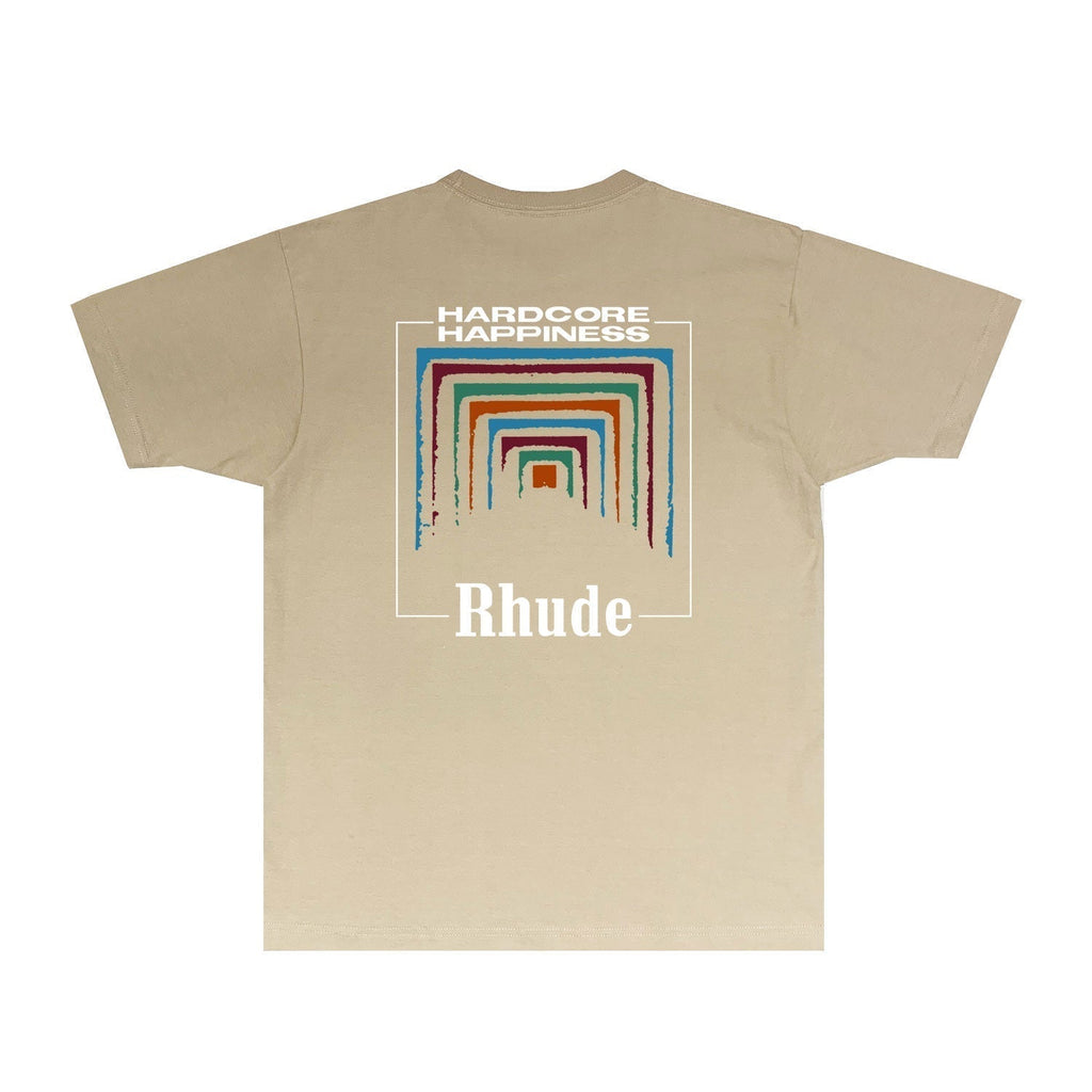 Rhude T-shirts Printed Trendy Pure Cotton
