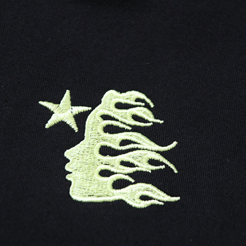 Hellstar Hoodie gradual change color retro hooded sweater
