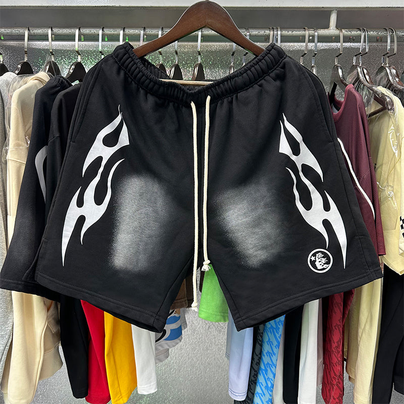 Hellstar Shorts Retro abstract print