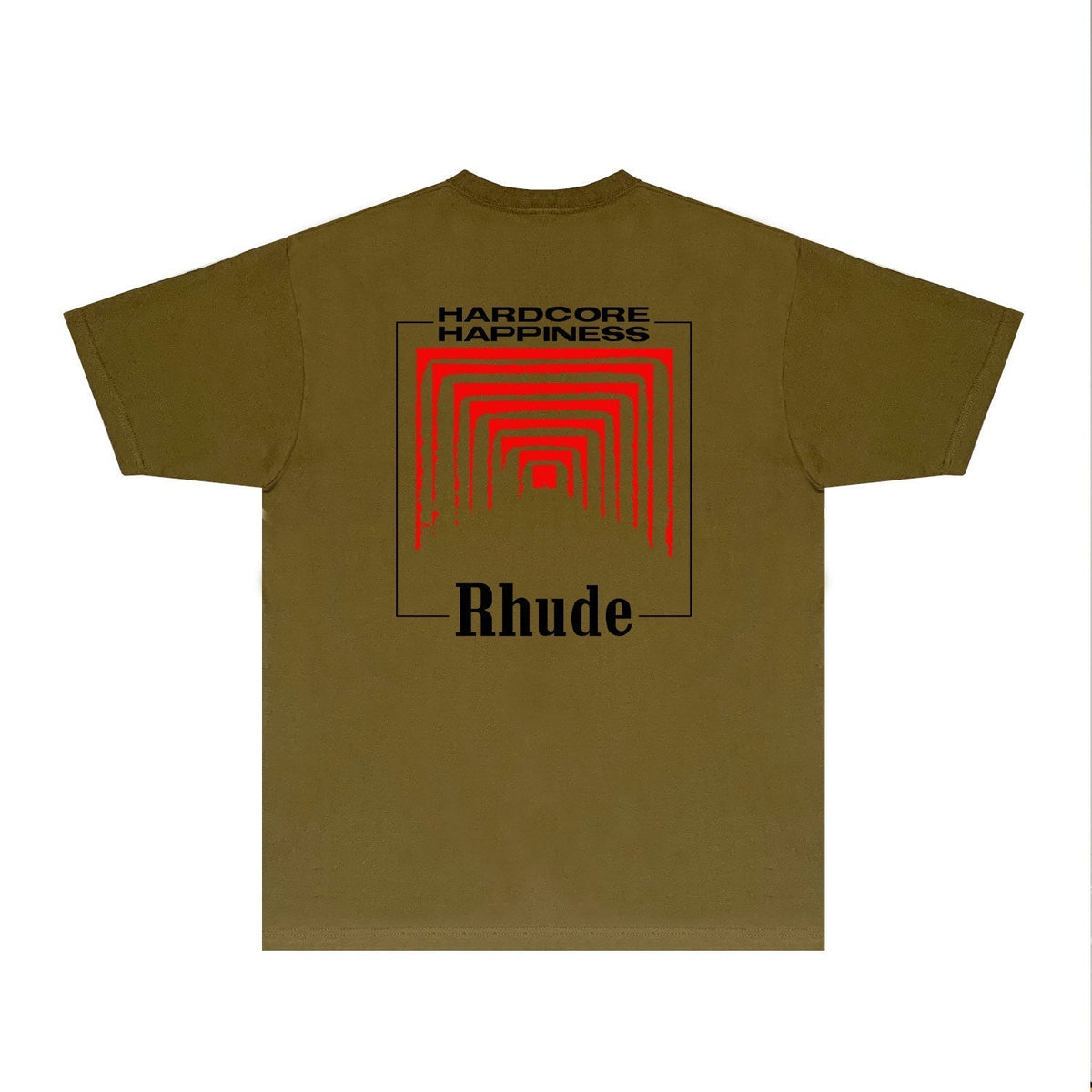 Rhude T-shirts Printed Trendy Pure Cotton