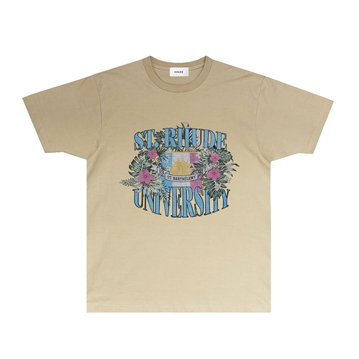 Rhude T-shirts Printed Trendy Pure Cotton
