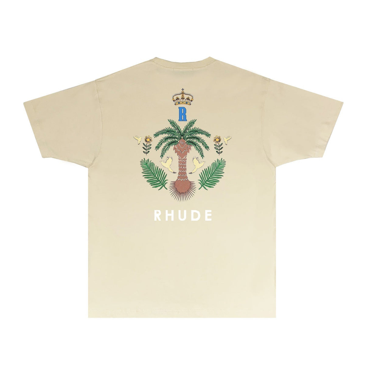 Rhude T-shirts Printed Trendy Pure Cotton