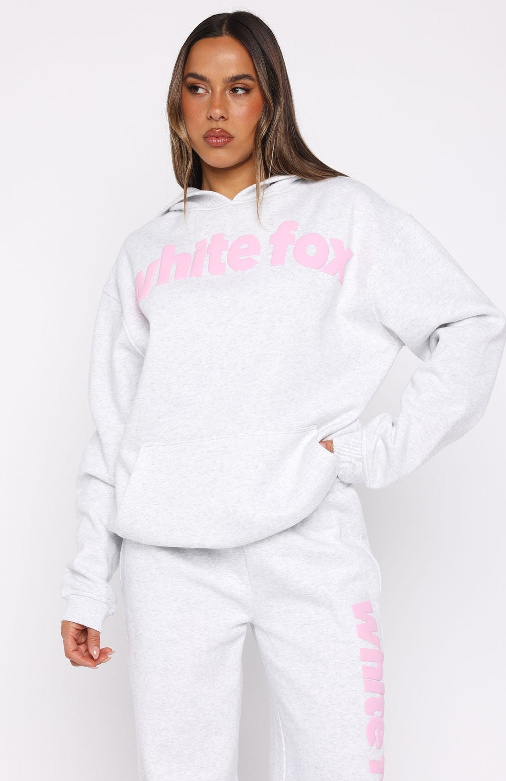 From The Archives Kenzie Oversized Hoodie Grey Marle