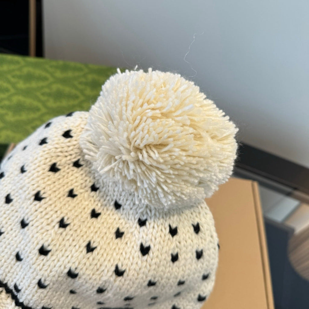 knit trapper beanie