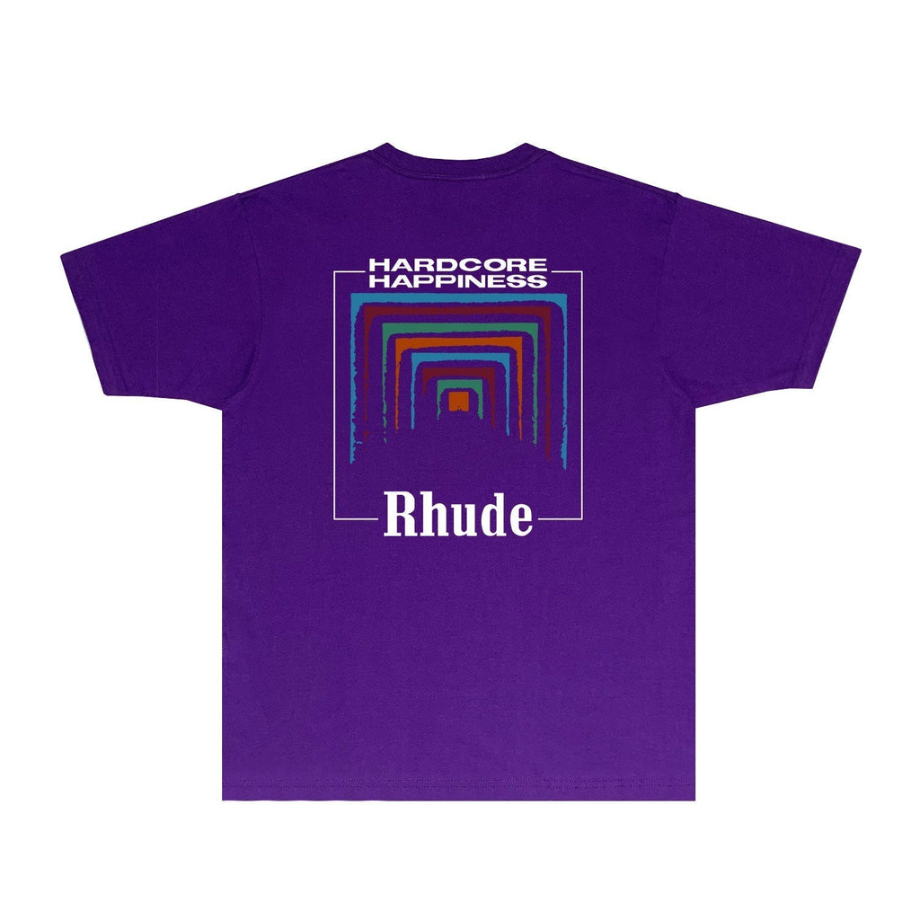 Rhude T-shirts Printed Trendy Pure Cotton