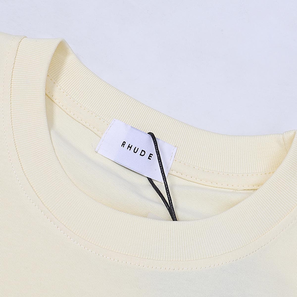 Rhude T-shirts International Racing Team Simple Cotton Short Sleeve Men and Women