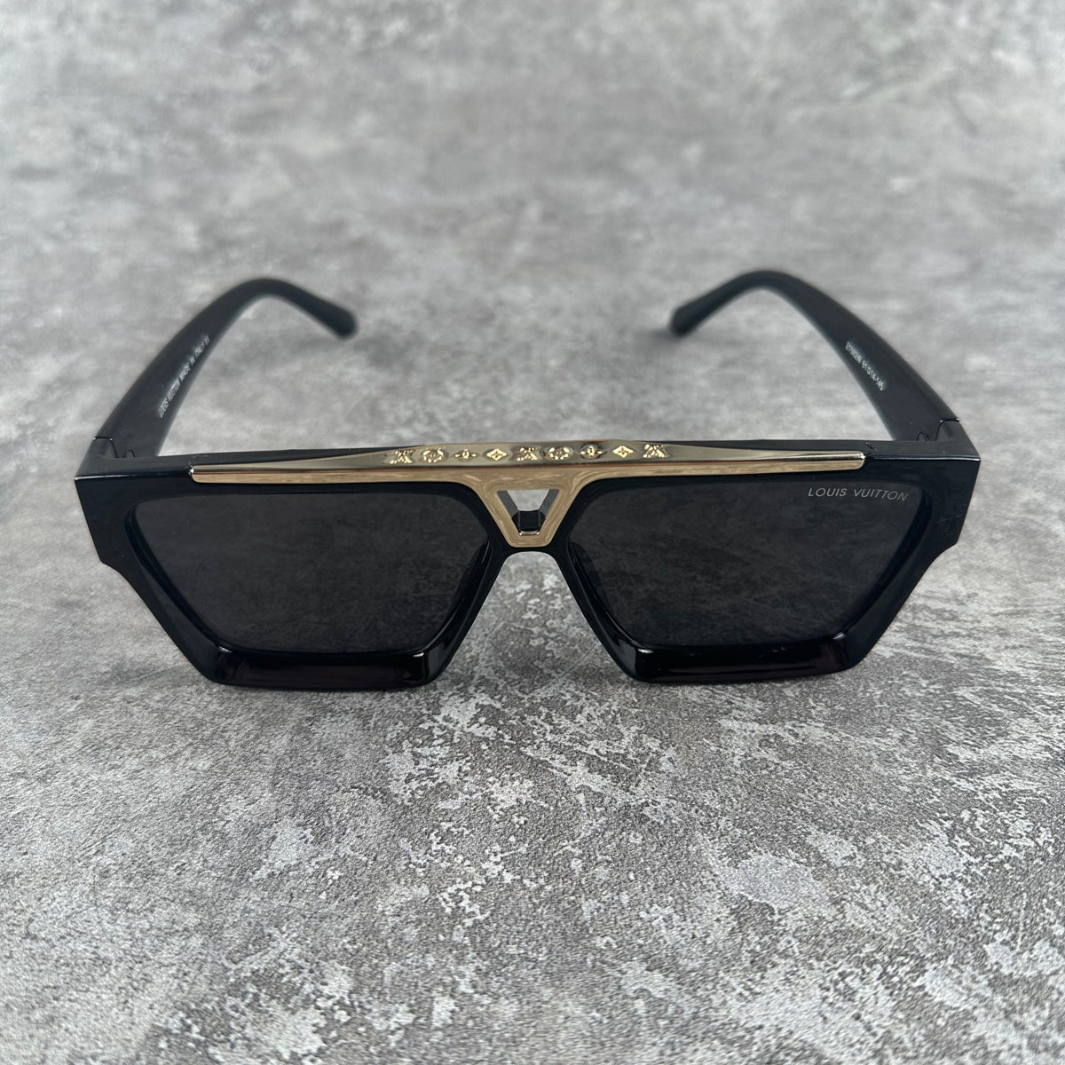 Evidence Sunglasses Black And Gold
