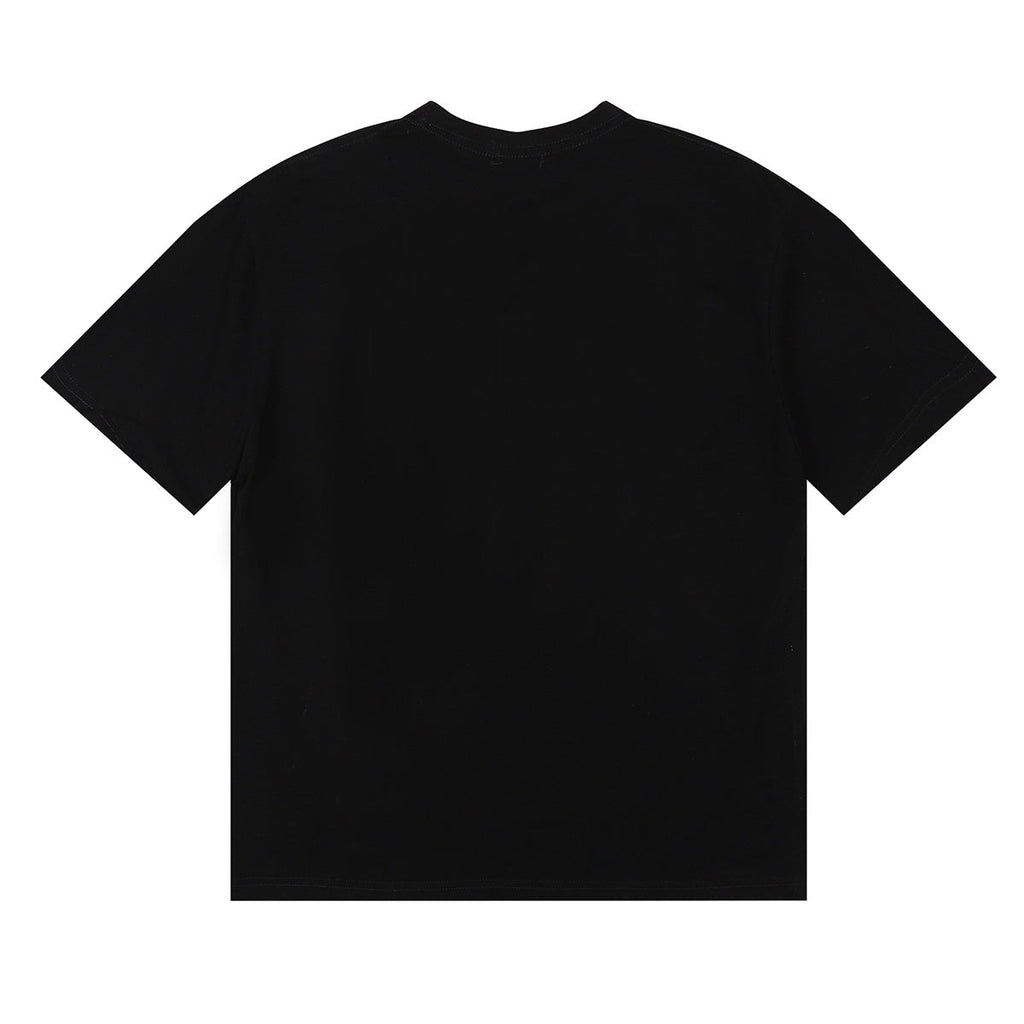 Rhude T-shirts Varenna Town Printed Cotton Casual Short Sleeves Men and Women