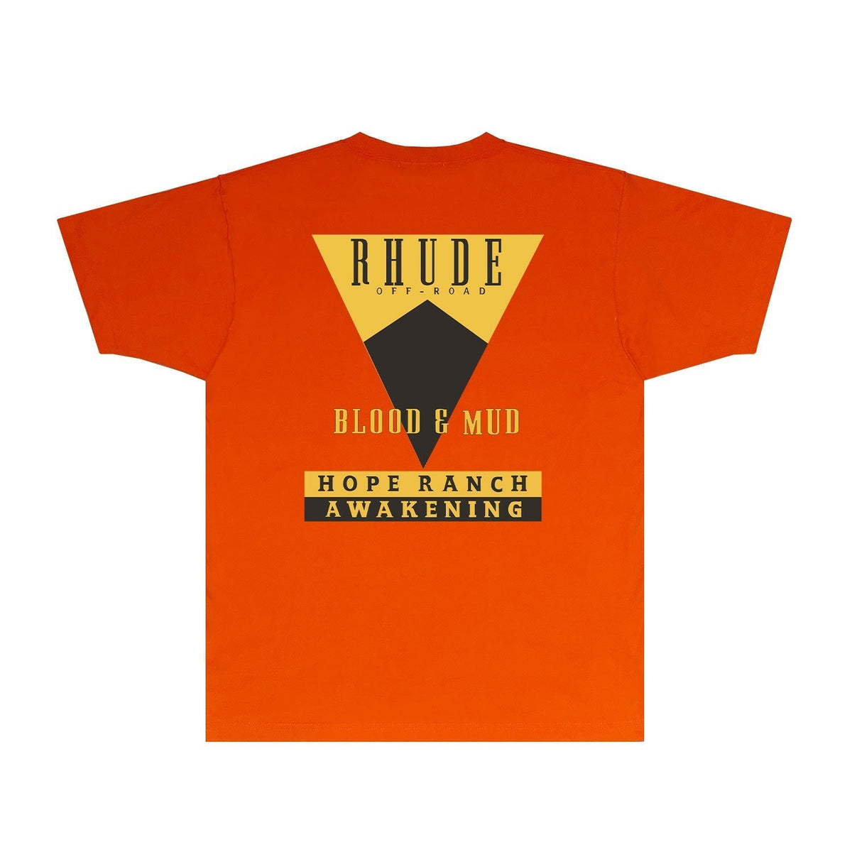 Rhude T-shirts Printed Trendy Pure Cotton
