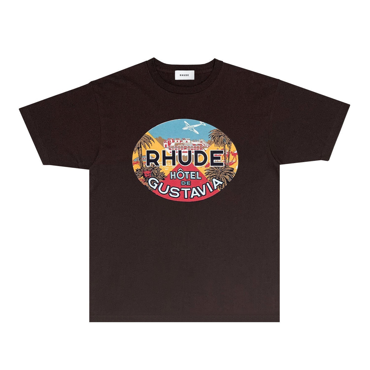 Rhude T-shirts Printed Trendy Pure Cotton