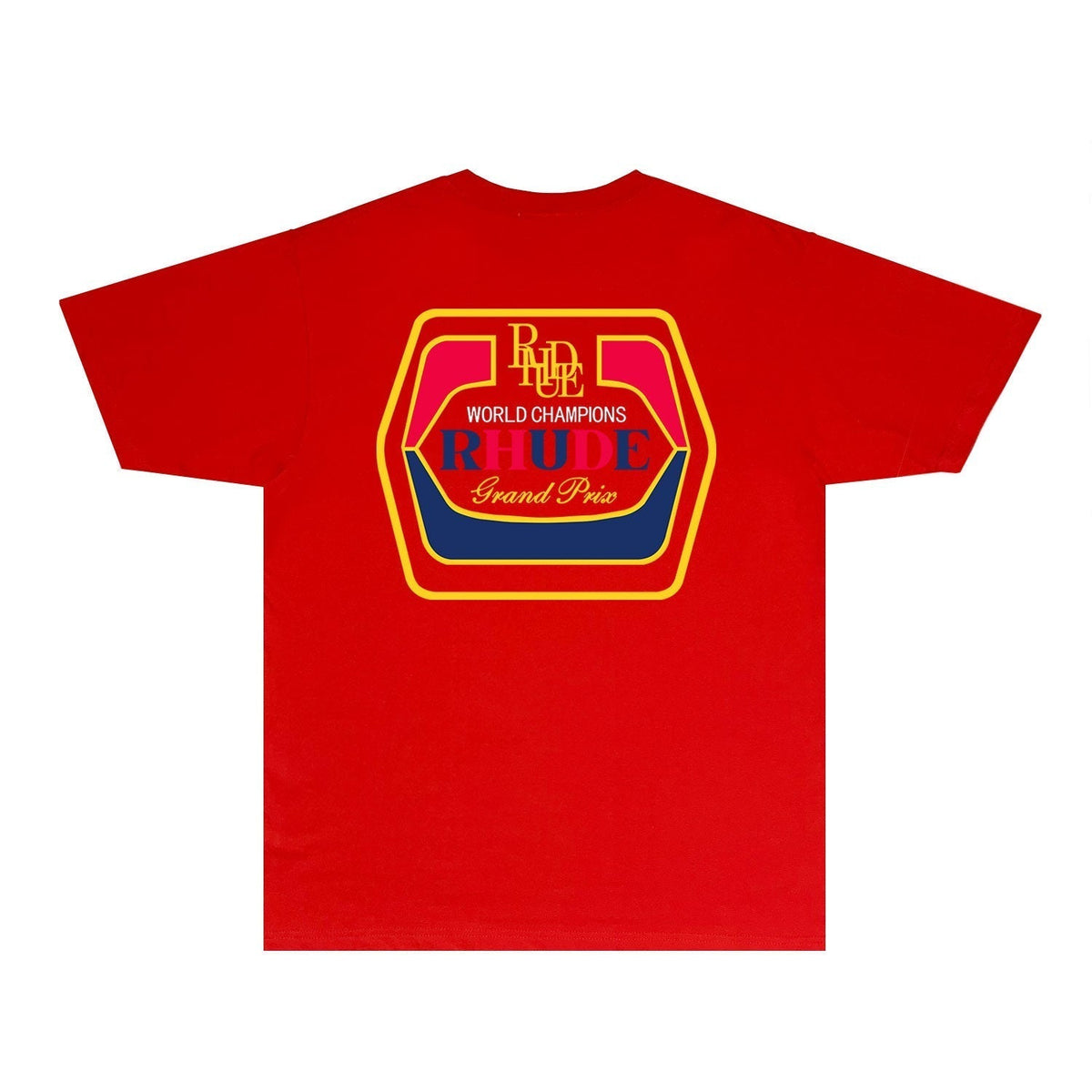 Rhude T-shirts Printed Trendy Pure Cotton