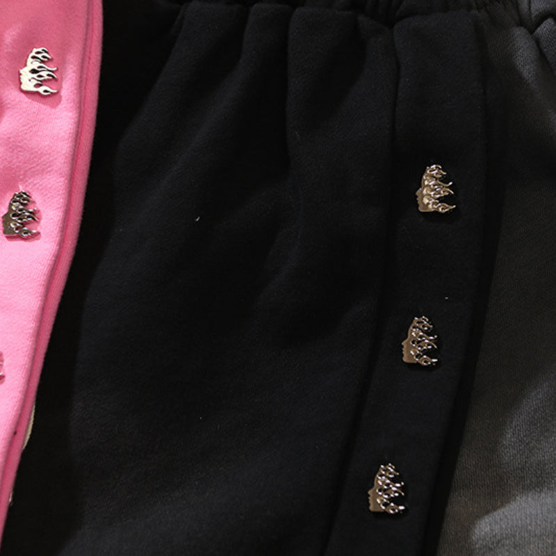 Hellstar Shorts Wash Black Old Casual Shorts Hot Pants