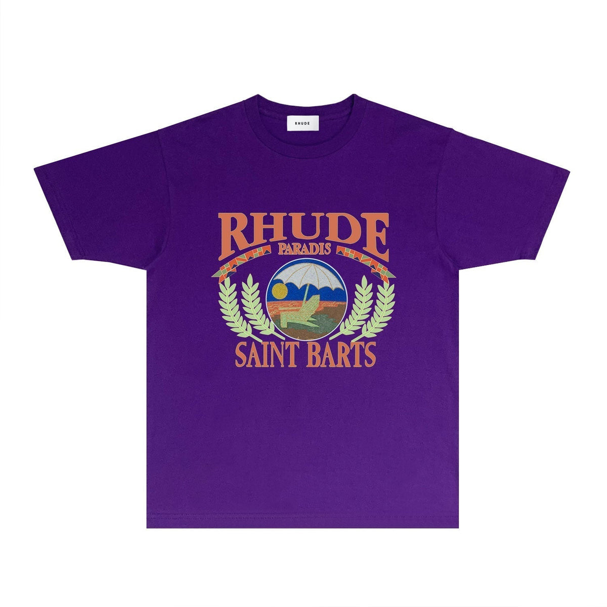 Rhude T-shirts Printed Trendy Pure Cotton