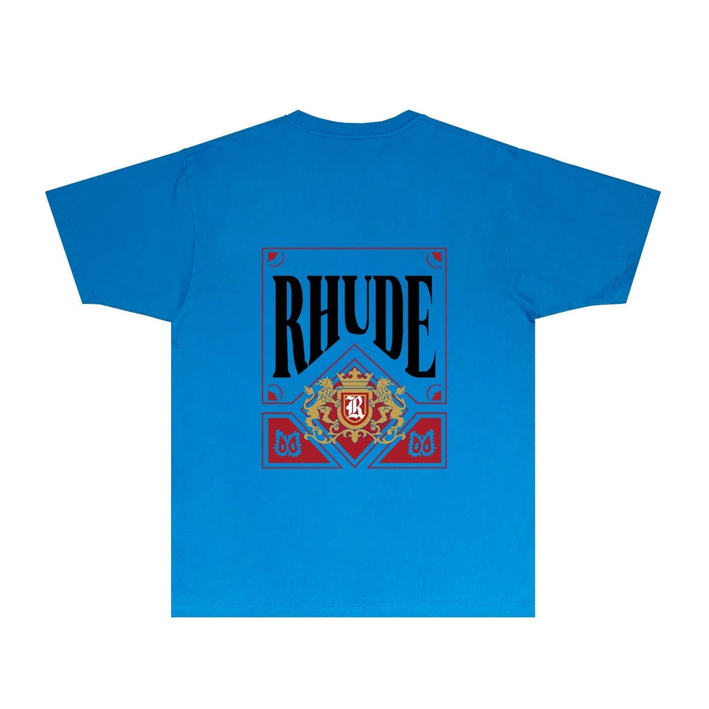 Rhude T-shirts Printed Trendy Pure Cotton