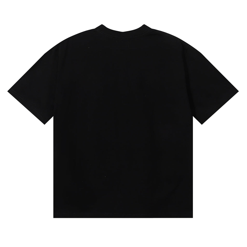 Godspeed T-shirts Western Skull Denim Cactus Print Cotton Casual Short Sleeve Men and Women
