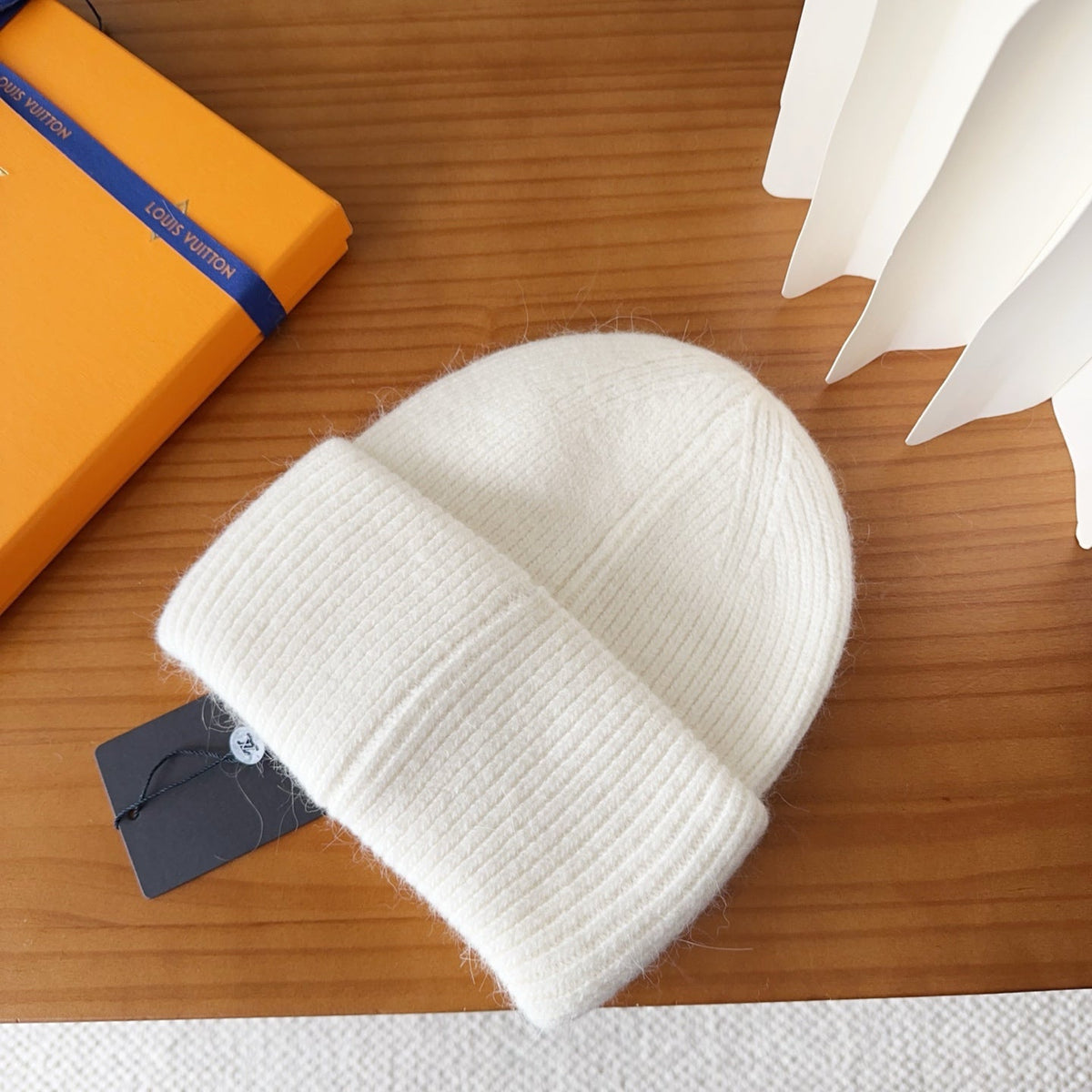 Beanie in White