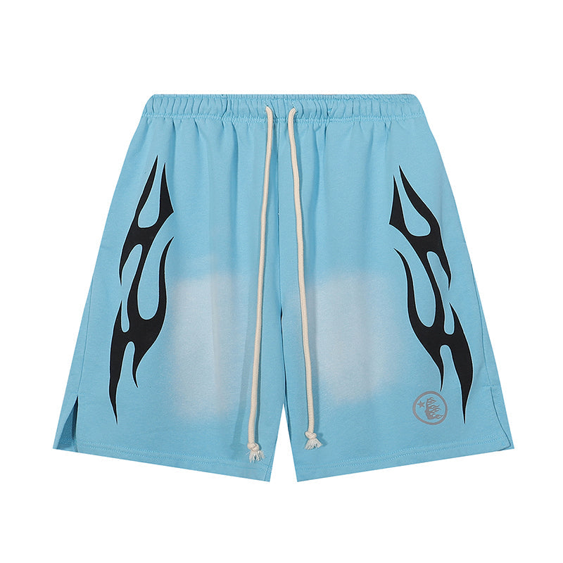 Hellstar Shorts Retro abstract print