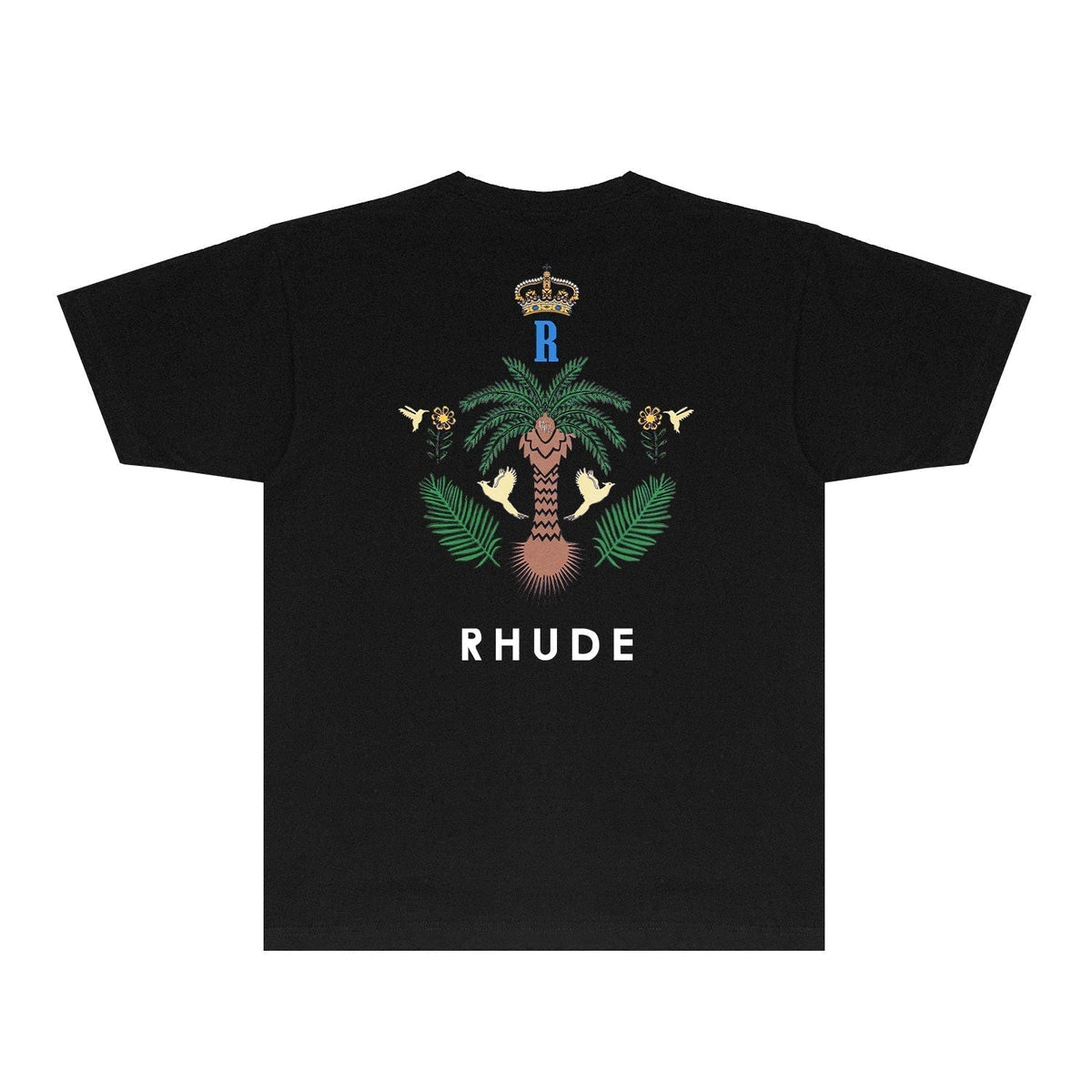 Rhude T-shirts Printed Trendy Pure Cotton