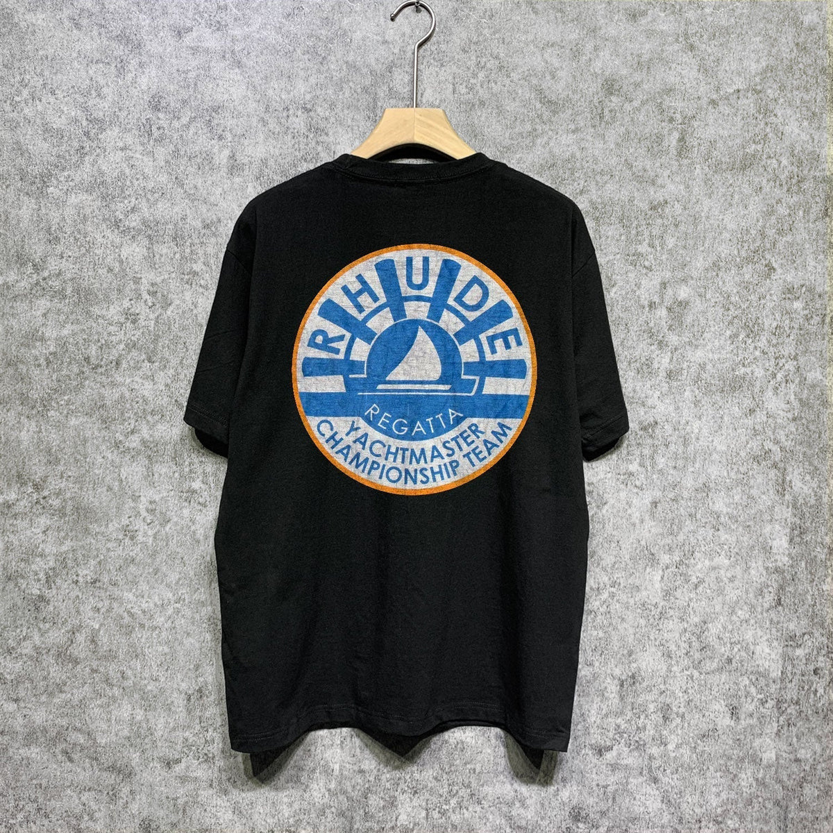 Rhude T-shirts Printed Trendy Pure Cotton