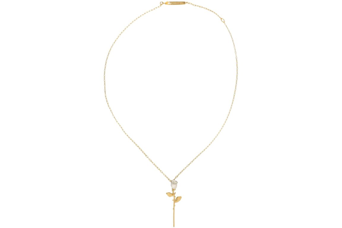 Ambush Rose Charm Necklace Gold