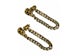Alexander McQueen Skull Earrings Gold