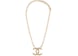 Chanel CC Pendant Necklace Gold