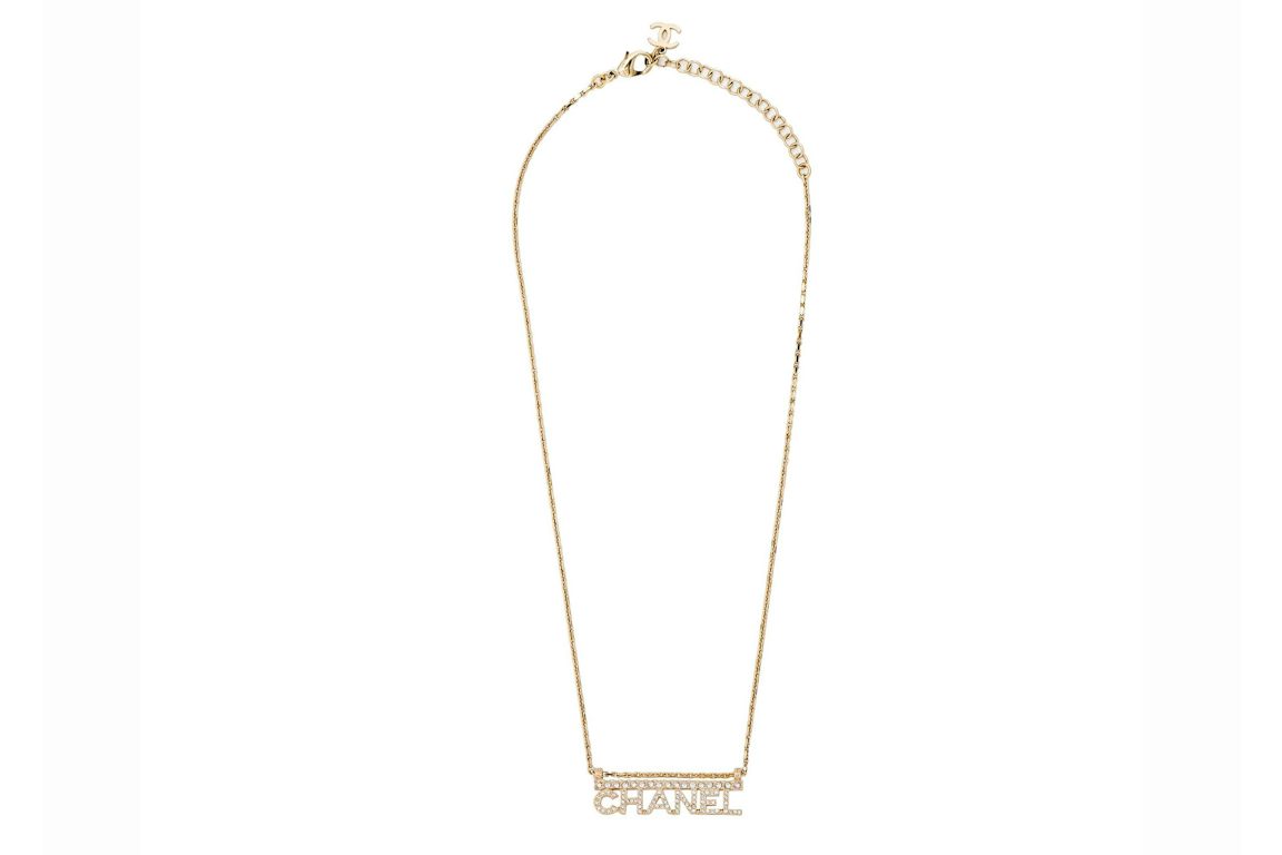 Chanel Chanel Crystal Necklace Gold (AB8053)