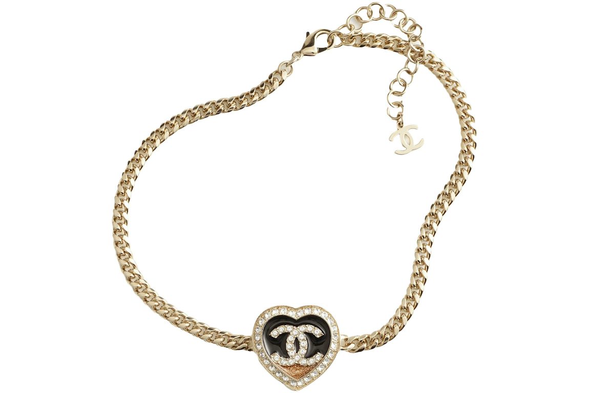 Chanel Choker Gold/Black/Dark Gold/Crystal (ABB649 B14145 NR576)