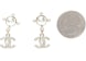 Chanel Crystal Pearl CC Drop Earrings Gold