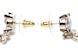 Chanel Crystal Pearl CC Drop Earrings Gold