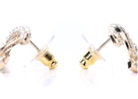 Chanel Crystal Pearl CC Earrings 0.5" Gold