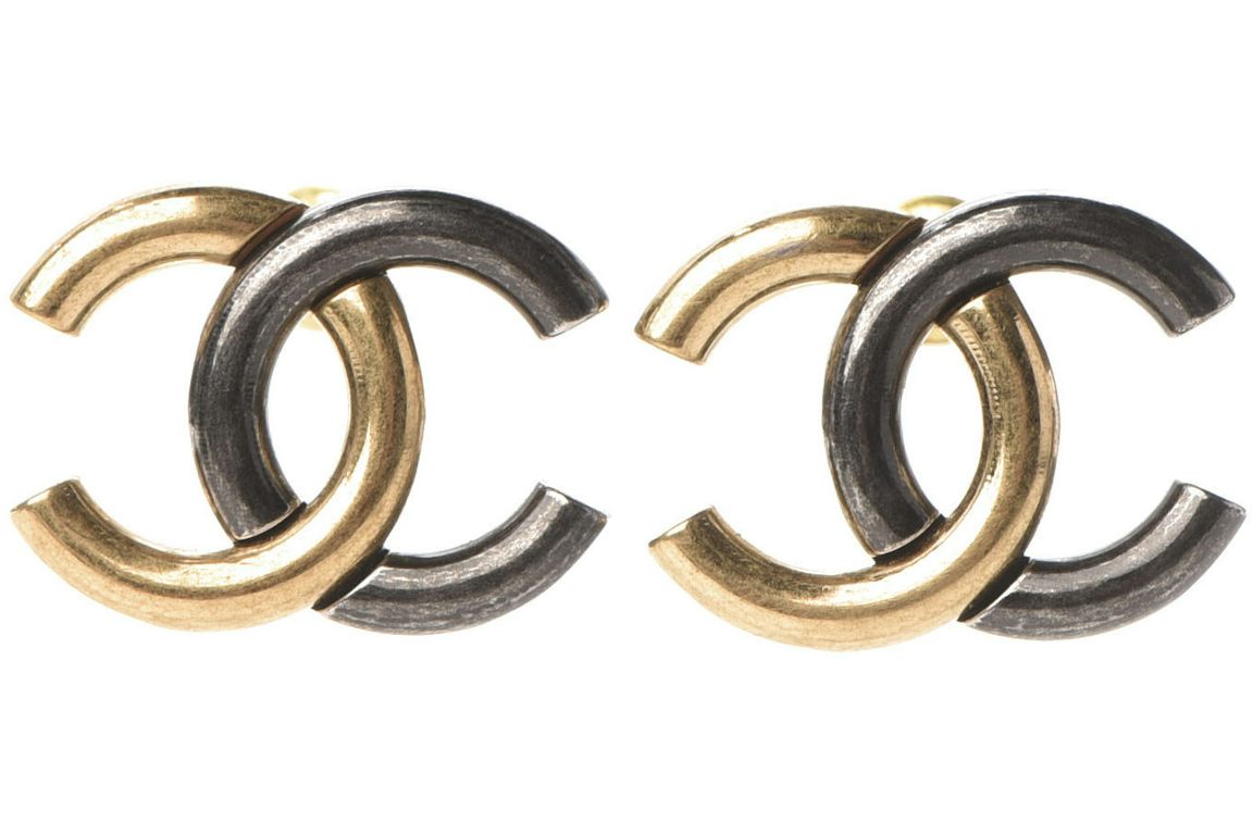 Chanel Metal CC Earrings Gold/Silver