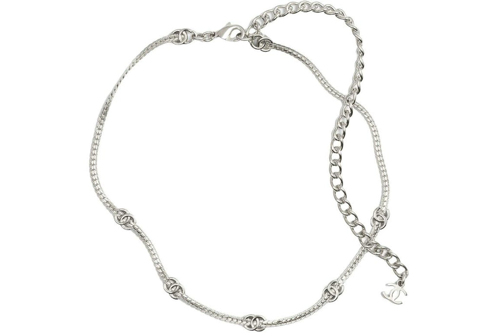 Chanel Metal Choker Silver (ABE255 B18058 NZS81)