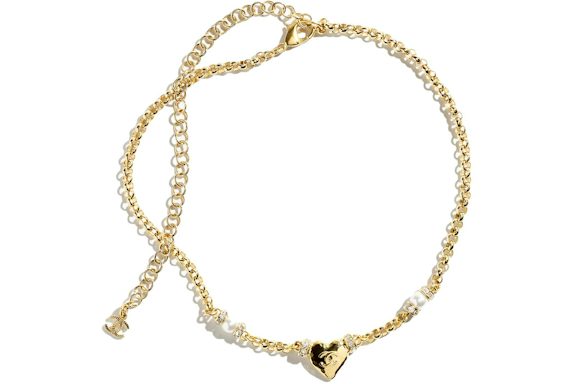 Chanel Necklace Gold/Pearly White/Crystal (ABD075 B16158 NW376)