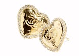 Chanel Puces D'Oreilles Earrings Gold/Crystal (ABD072 B16157 NW375)