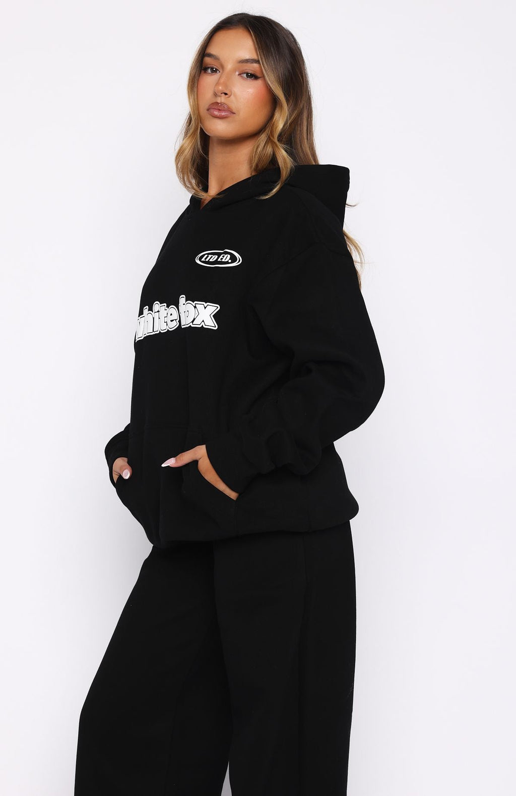 Ready To Go Oversized Hoodie Black