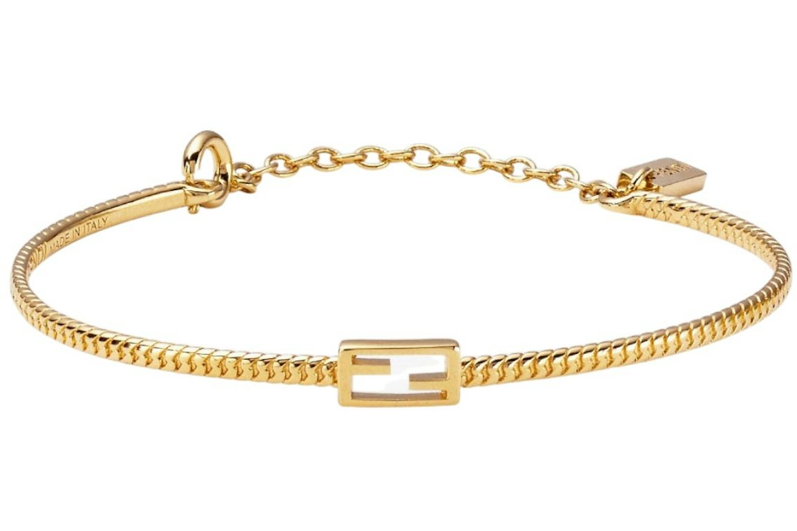 Fendi Baguette Bracelet Gold