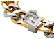 Fendi Fendace Chain Necklace Brass/Versace Gold