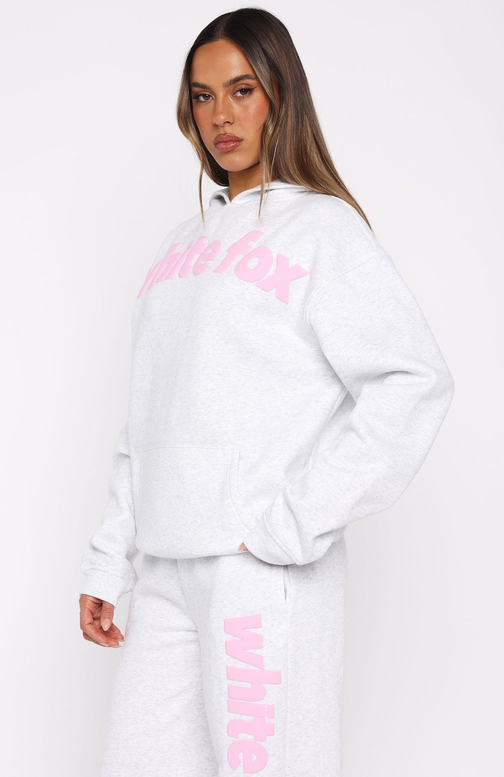 From The Archives Kenzie Oversized Hoodie Grey Marle