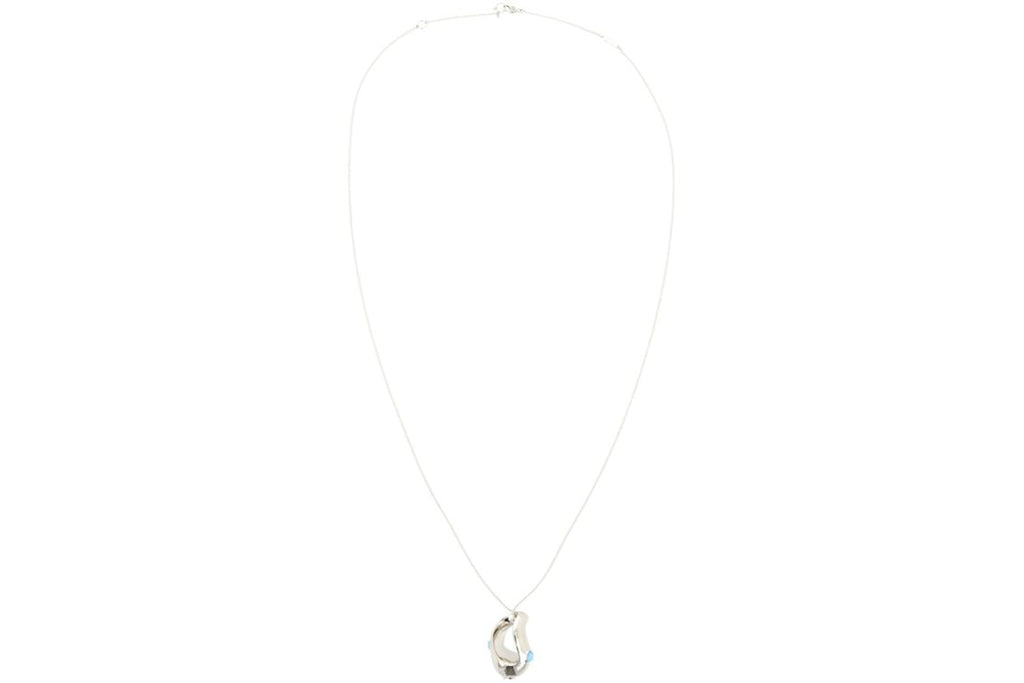 Givenchy Organic Pendant Necklace Turquoise