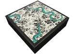 Gucci Flower Silk Brooch White Matte
