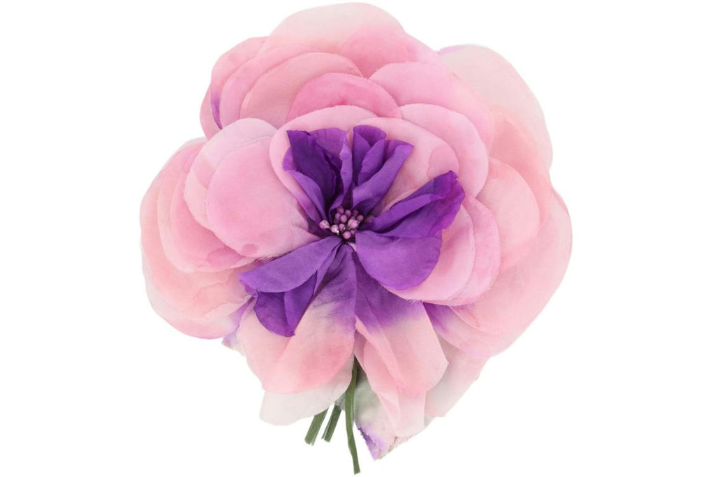 Gucci Silk Flower Brooch Pink
