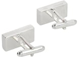 Gucci Sterling Silver Trademark Cufflinks Silver