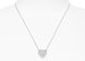 Gucci Trademark Heart Necklace Silver
