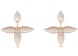 Louis Vuitton Louisette Earrings Light Pink/White