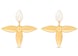 Louis Vuitton Louisette Stud Earrings Gold