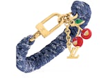 Louis Vuitton x Takashi Murakami Cherry Tressage Bracelet Denim Monogram