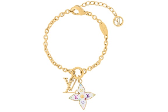 Louis Vuitton x Takashi Murakami Monogram Multicolor Bracelet Multicolored Toile