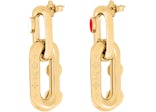 Louis Vuitton x Yayoi Kusama LV Edge Painted Dots Earrings Gold