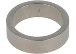 Maison Margiela Wide Logo Ring Silver